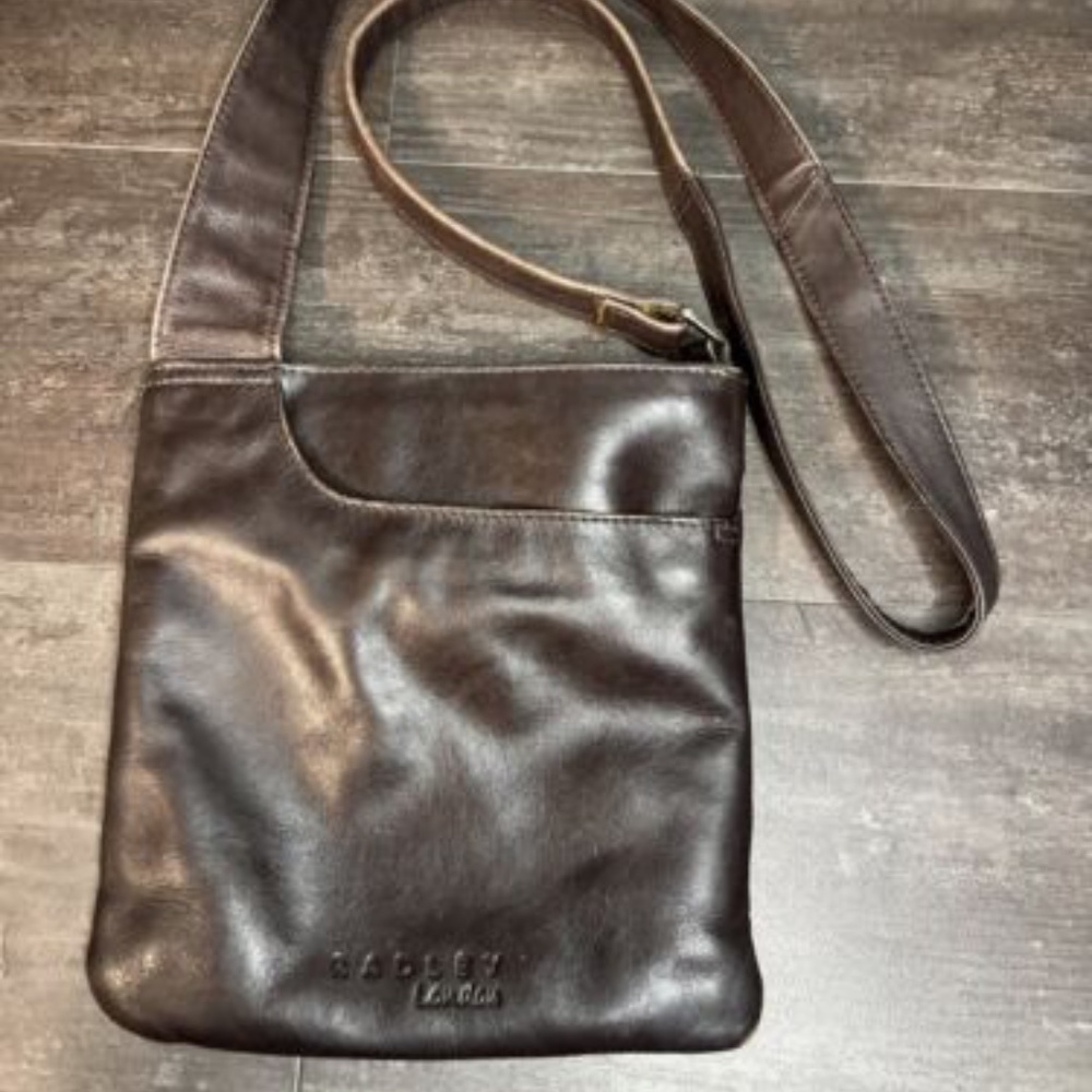 Radley London handbag /Shoulder/Cross Body/ Messenger Bag Brown Leather